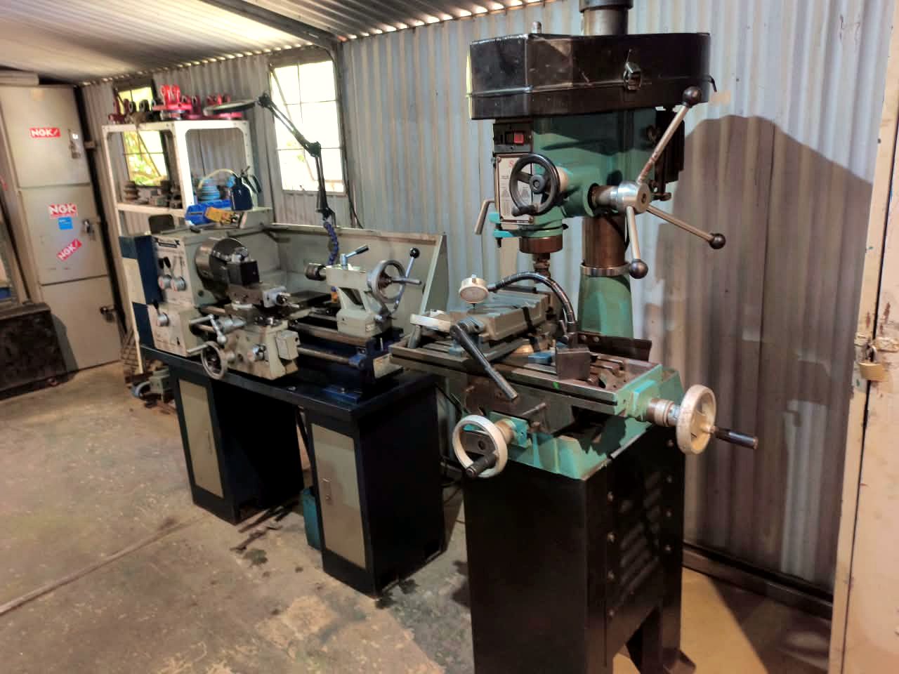 Lathe & mill-drill